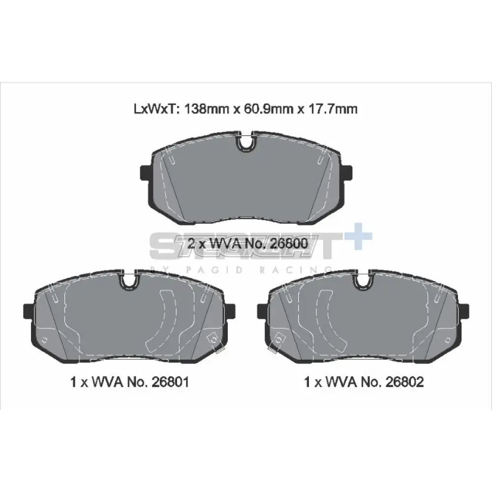 pagid-street-brake-pads-hyundai-i20-n-20-front-943.jpg Pagid Street+ Brake Pads Hyundai i20 N 20 Front - Image 3