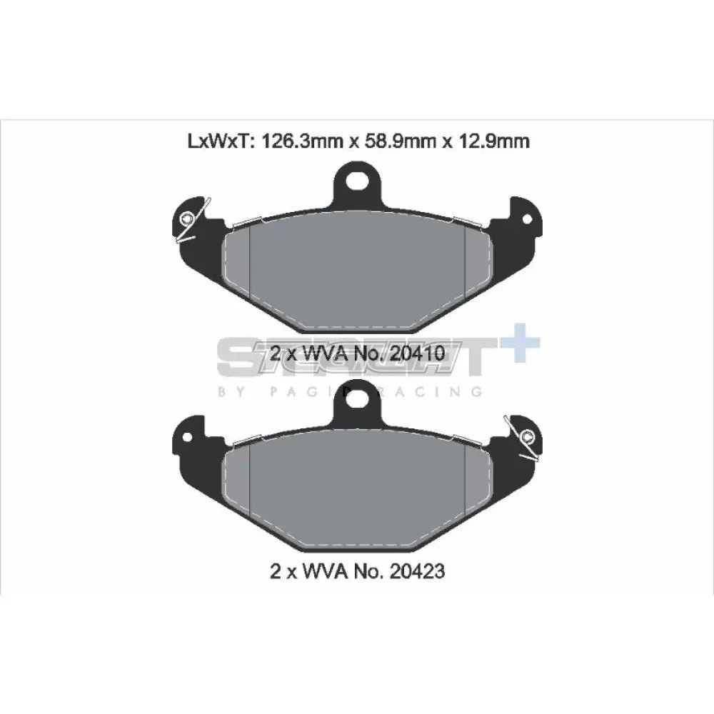 pagid-street-brake-pads-lotus-elise-s1-s2-95-07-rear-304.jpg Pagid Street+ Brake Pads Lotus Elise S1 S2 95-07 Rear - Image 3