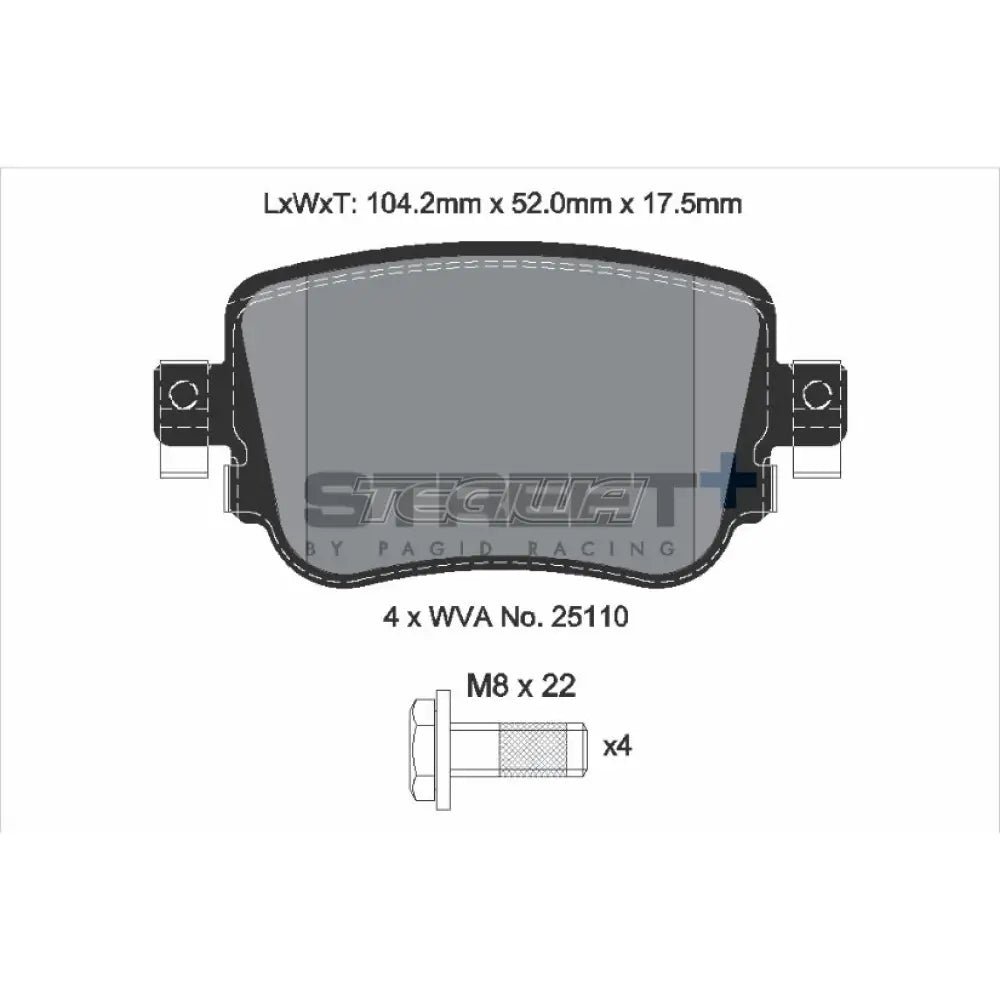 pagid-street-brake-pads-seat-leon-cupra-5f8-15-rear-t8108sp2001-605.jpg Pagid Street+ Brake Pads Seat Leon Cupra 5F8 15 Rear - T8108SP2001 - Image 3