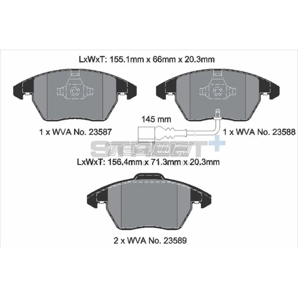 pagid-street-brake-pads-volkswagen-polo-6r-gti-10-16-front-510.jpg Pagid Street+ Brake Pads Volkswagen Polo 6R GTI 10-16 Front - Image 3