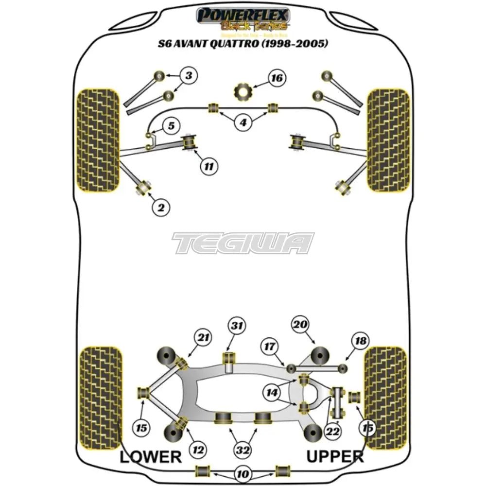 powerflex-black-series-front-lower-arm-inner-bush-audi-a6-s6-rs6-c5-avant-quattro-97-05-bushes-787.jpg Powerflex Black Series Front Lower Arm Inner Bush Audi A6 S6 RS6 C5 Avant Quattro 97-05 - Image 2