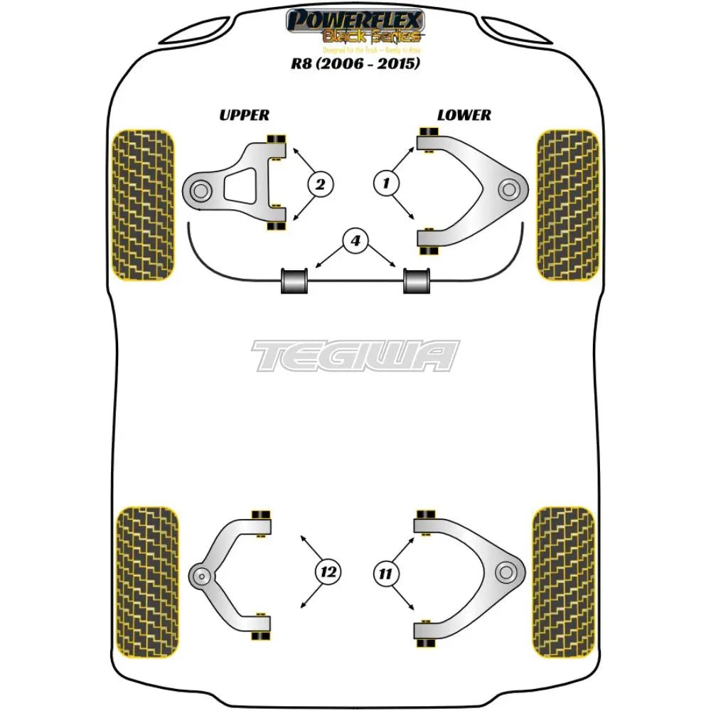 powerflex-black-series-front-upper-wishbone-bush-audi-r8-type-42-07-15-bushes-480.jpg Powerflex Black Series Front Upper Wishbone Bush Audi R8 Type 42 07-15 - Image 2