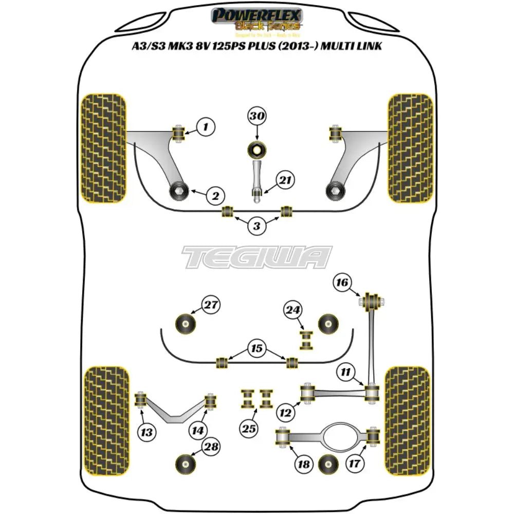 powerflex-black-series-lower-engine-mount-insert-large-audi-a3-s3-rs3-8v-mk3-125ps-plus-multi-link-13-20-mounts-211.jpg Powerflex Black Series Lower Engine Mount Insert Large Audi A3 S3 RS3 8V MK3 125PS plus Multi Link 13-20 - Image 2