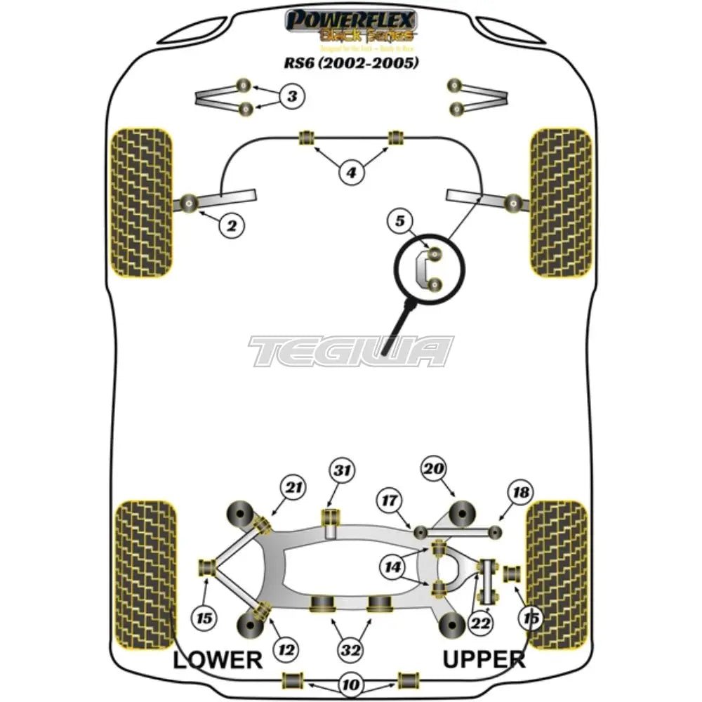 powerflex-black-series-rear-diff-mounting-bush-audi-a6-s6-rs6-c5-97-05-gearbox-mounts-637.jpg Powerflex Black Series Rear Diff Rear Mounting Bush Audi A6 S6 RS6 C5 97-05 - Image 2