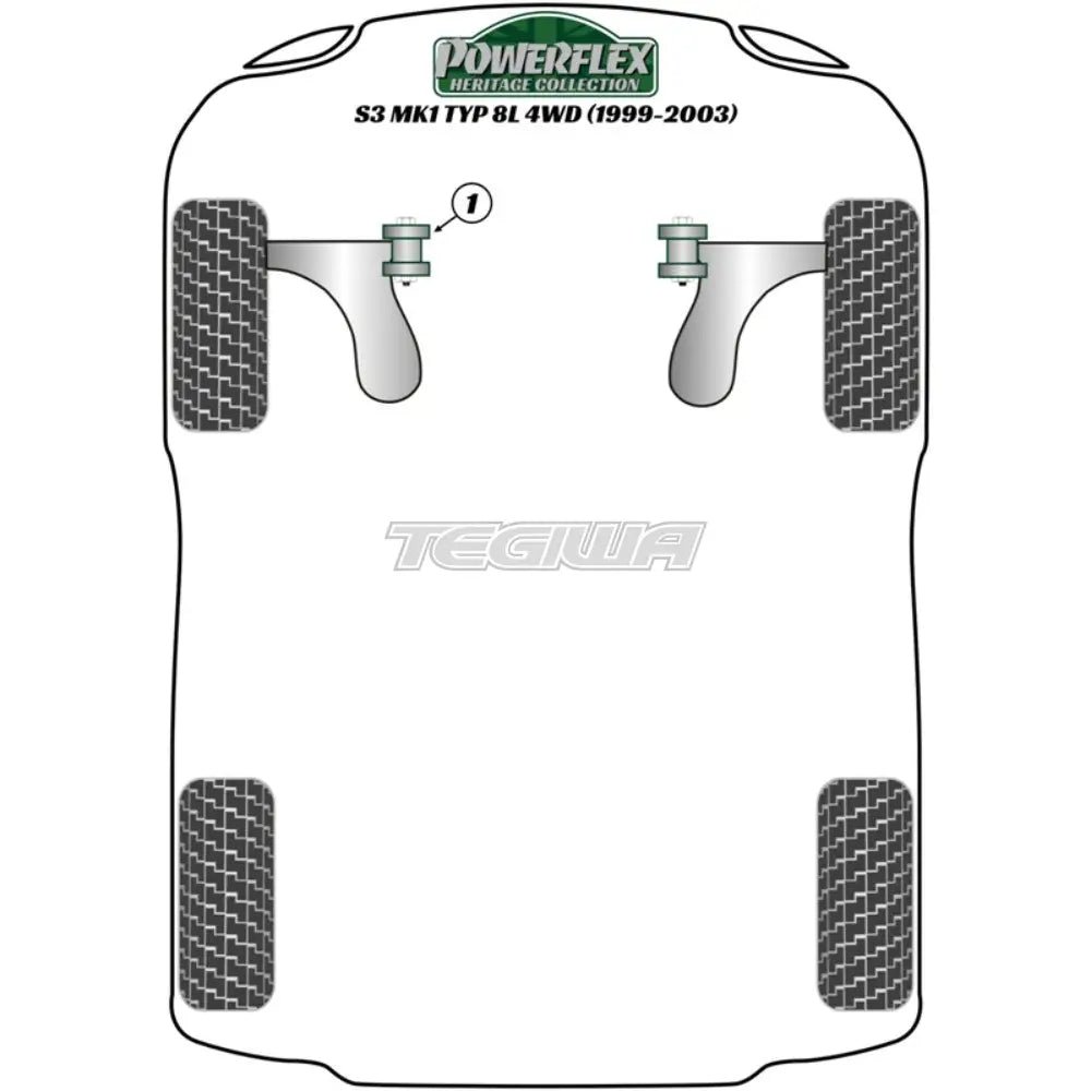 powerflex-heritage-series-front-subframe-rear-bush-audi-a3-s3-rs3-8l-mk1-4wd-96-03-bushes-253.jpg Powerflex Heritage Series Front Subframe Rear Bush Audi A3 S3 RS3 8L MK1 4WD 96-03 - Image 2