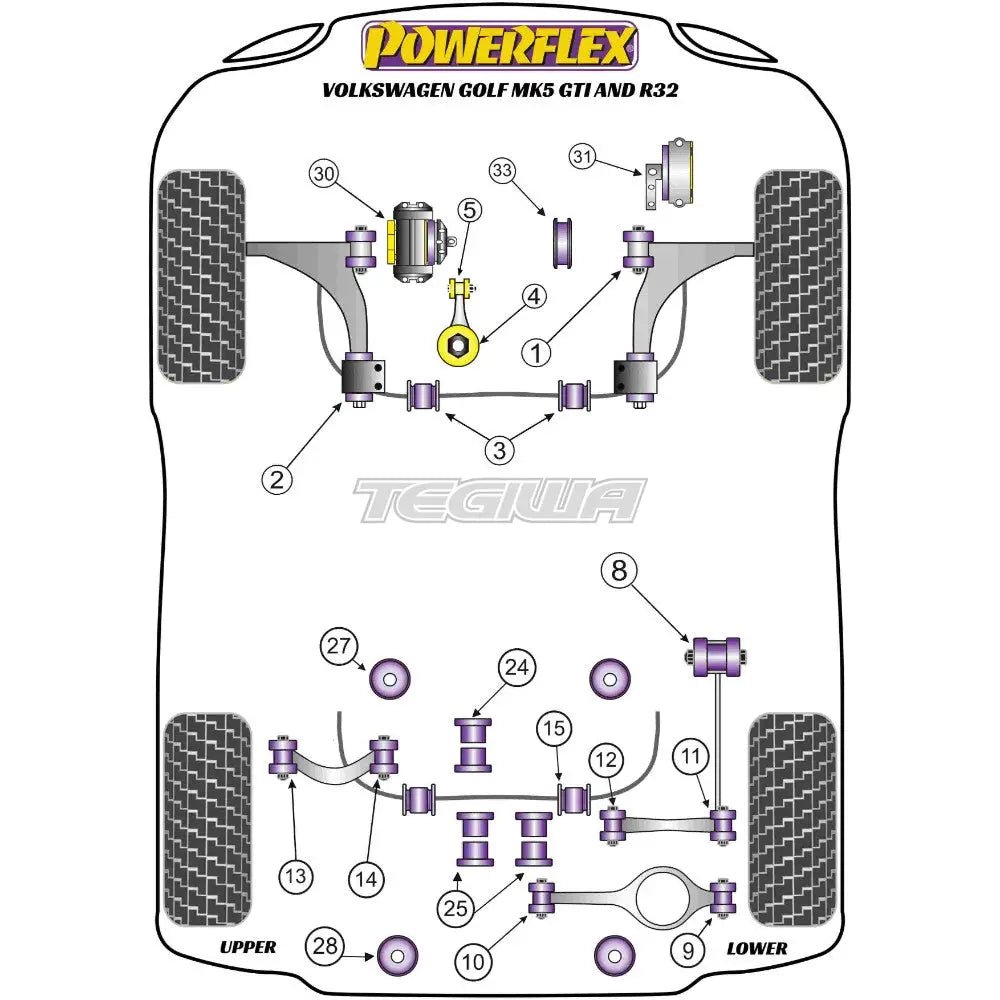 powerflex-road-series-lower-engine-mount-insert-large-track-volkswagen-golf-mk5-gti-r32-03-09-pff85-504p-mounts-957.jpg Powerflex Road Series Lower Engine Mount Insert Large Track Volkswagen Golf MK5 GTI R32 03-09 - PFF85-504P - Image 2