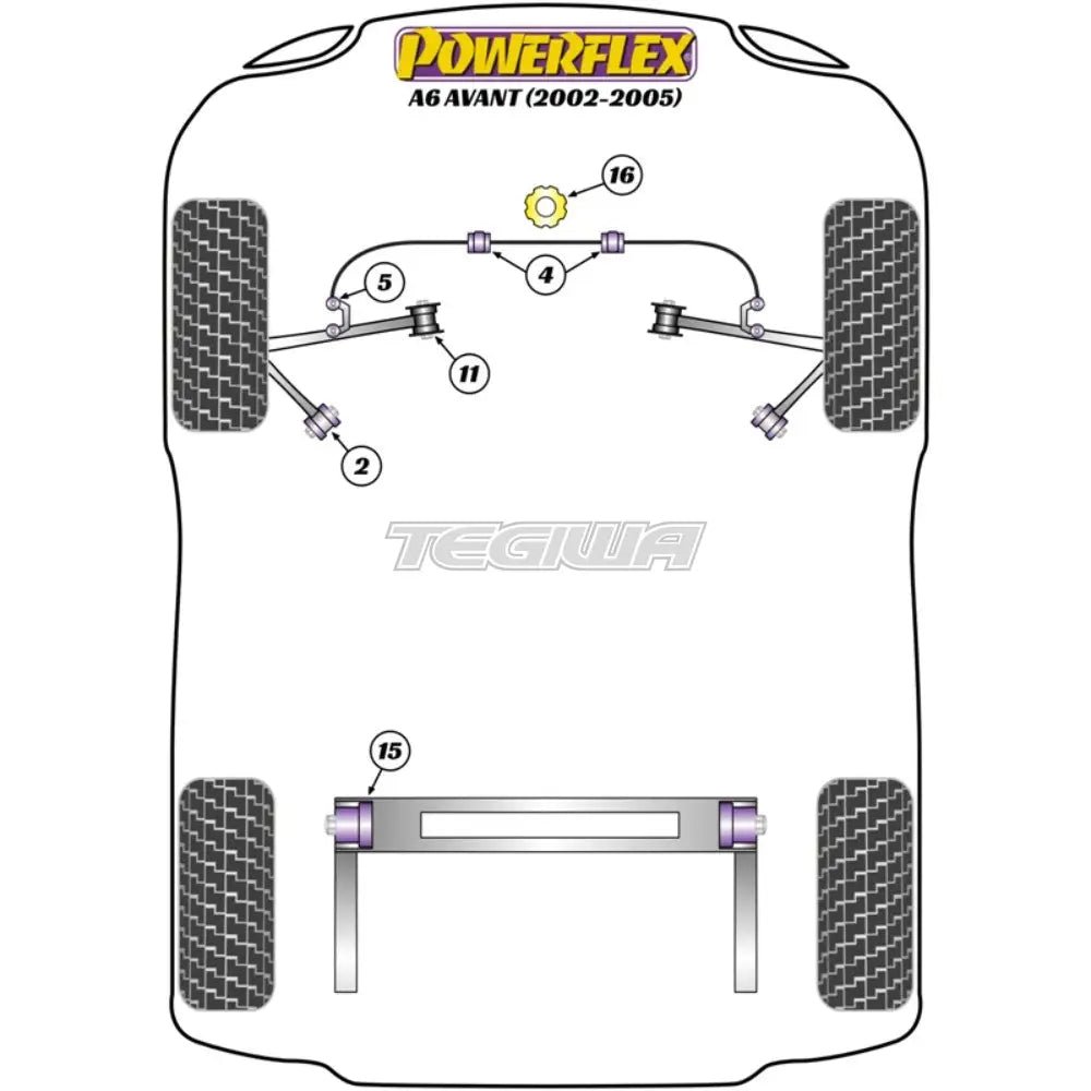 powerflex-road-series-rear-beam-mount-bush-audi-a6-s6-rs6-c5-avant-97-05-bushes-605.jpg Powerflex Road Series Rear Beam Mount Bush Audi A6 S6 RS6 C5 Avant 97-05 - Image 2
