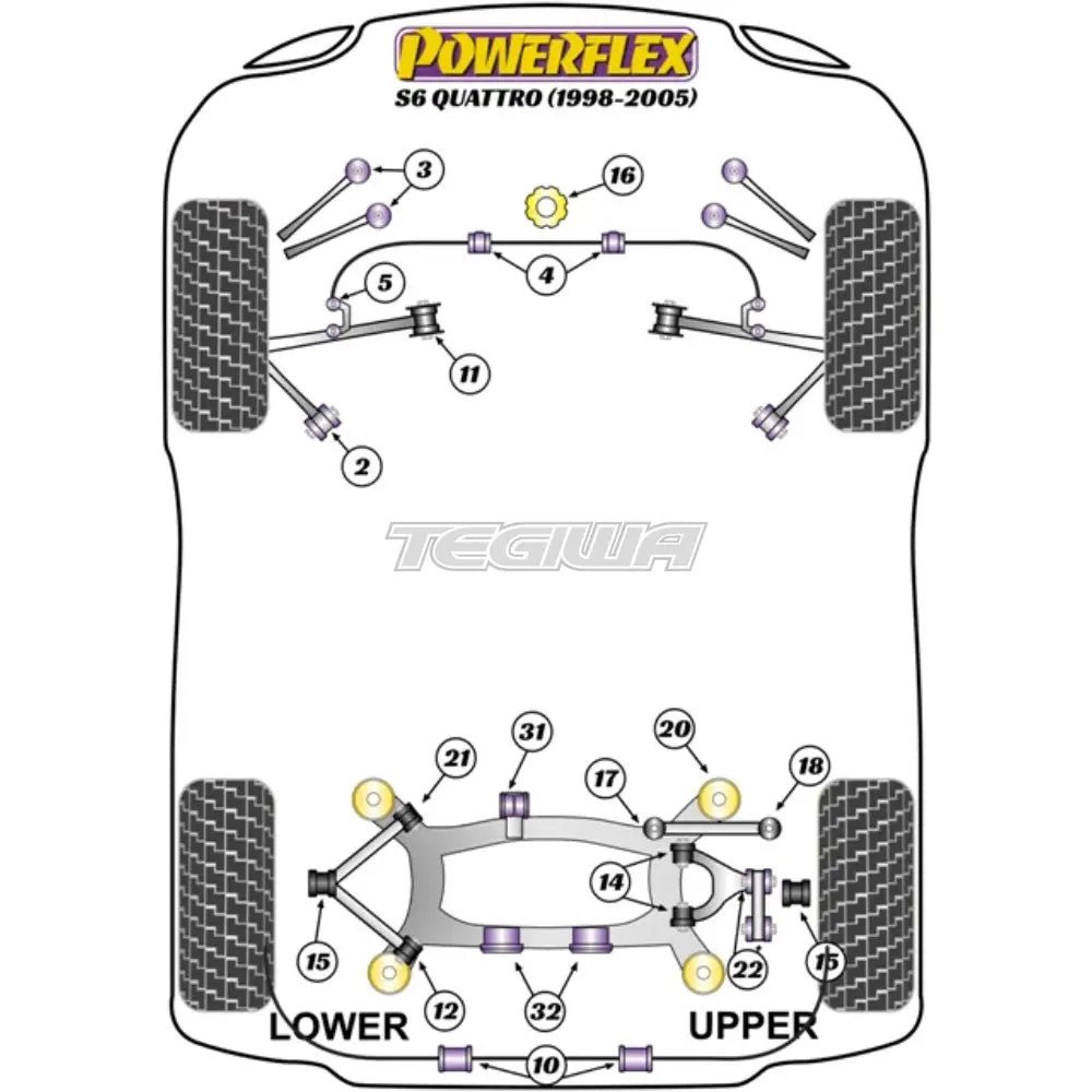 powerflex-road-series-rear-tie-rod-inner-bush-audi-a6-s6-rs6-c5-quattro-97-05-bushes-396.jpg Powerflex Road Series Rear Tie Rod Inner Bush Audi A6 S6 RS6 C5 Quattro 97-05 - Image 2