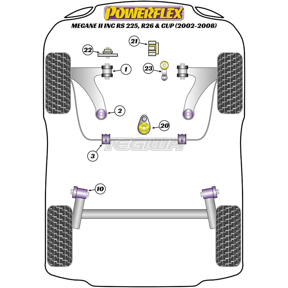 powerflex-road-series-upper-right-engine-mounting-bush-insert-renault-megane-ii-inc-rs-225-r26-and-cup-02-08-mounts-804.jpg Powerflex Road Series Upper Right Engine Mounting Bush Insert Renault Megane II Inc RS 225 R26 and Cup 02-08 - Image 2