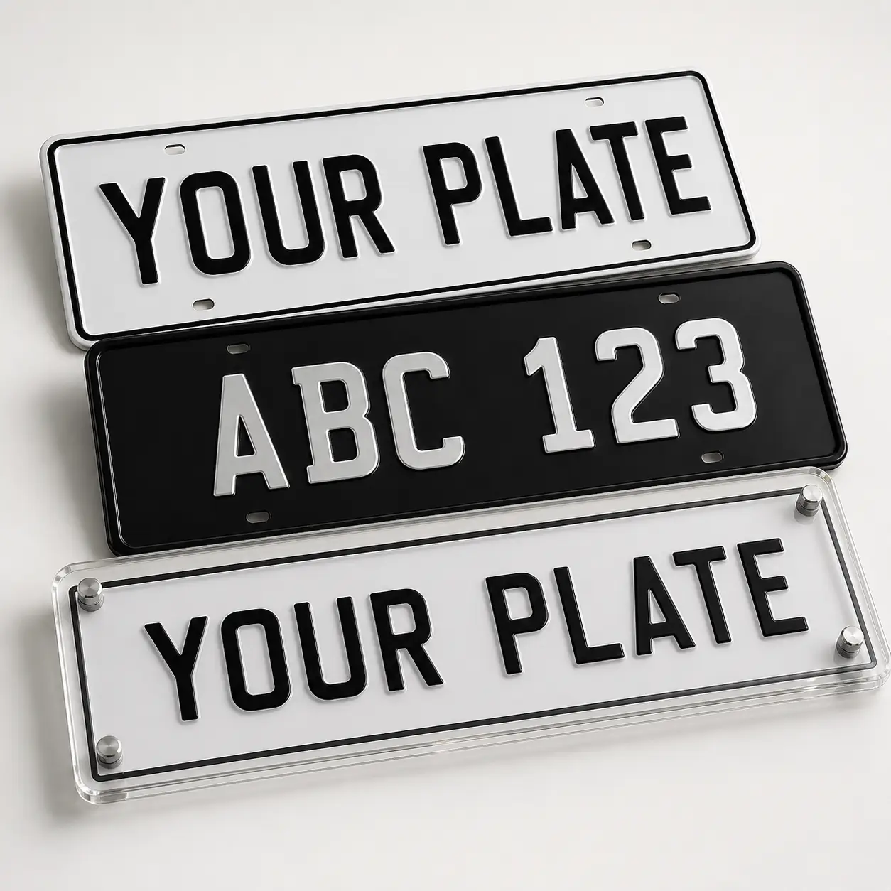 custom number plate
