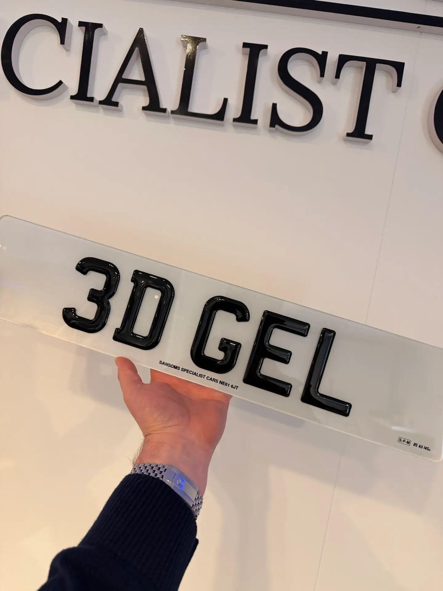 custom number plate